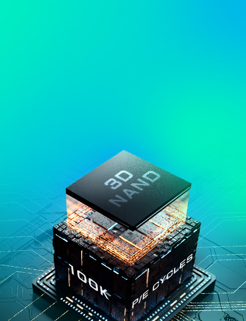 A⁺ SLC技术再跃进<br>擦写次数达100K等级